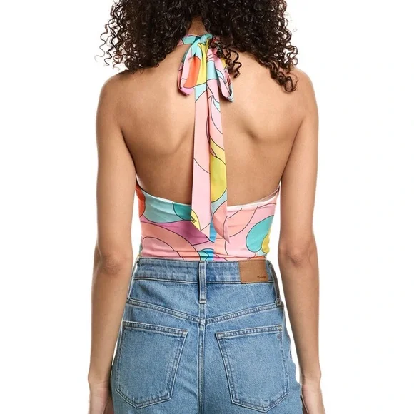 Staud Citrus Kai Top multicolor halter top - Picture 2 of 9